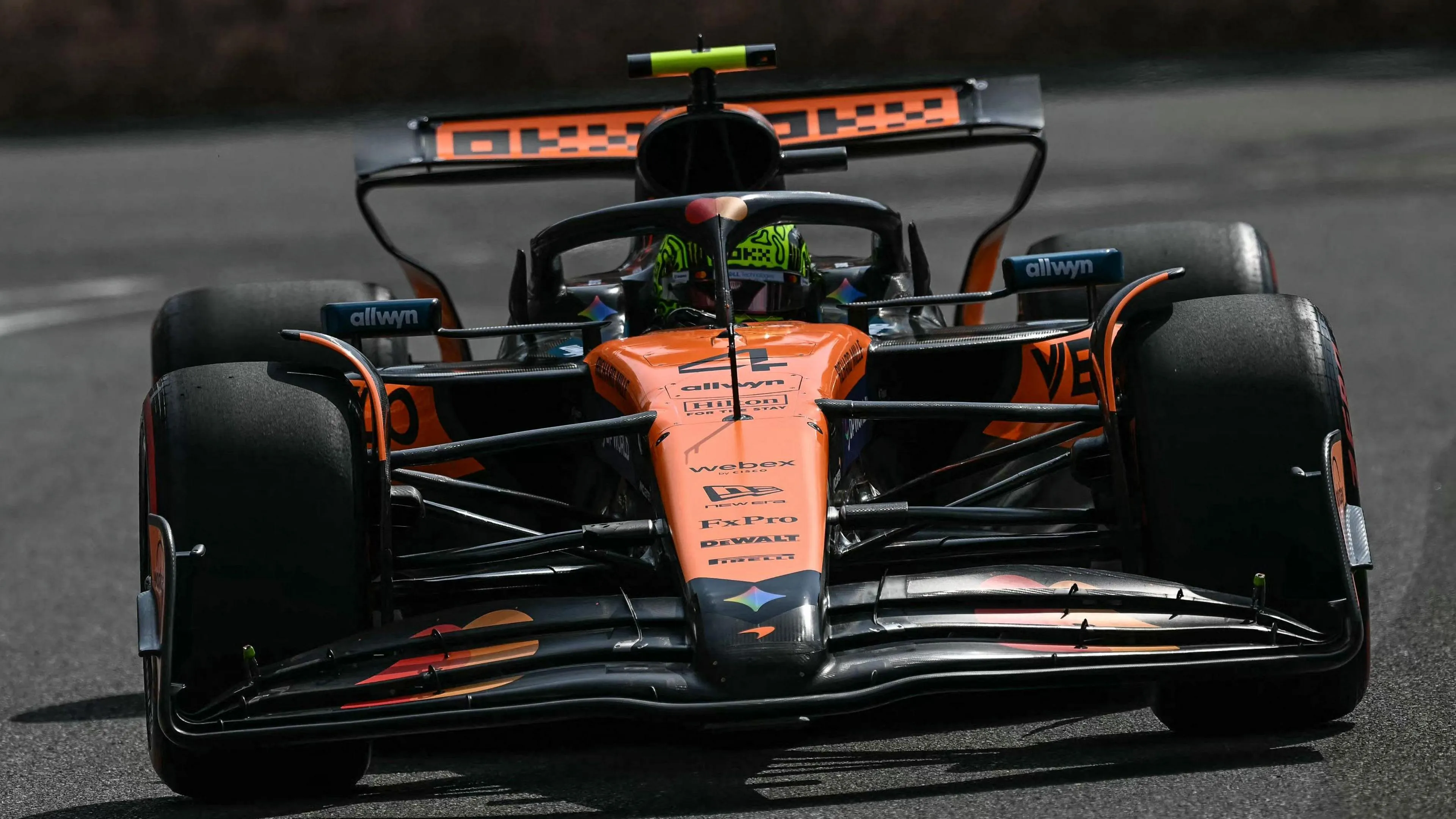 Lando Norris Leads Piastri in Azerbaijan FP1