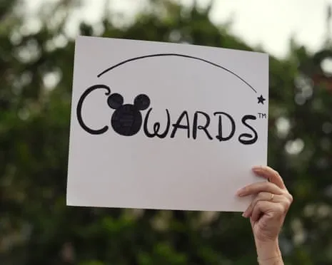 Scores Rally Outside Disney Headquarters Concerning ‘Un-American’ Kimmel Show Removal